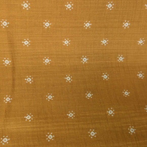 Wonderly Gold Gauze Wide Leg Pants Flowy Boho Lagenlook Plus Size 1X NWT Beachy - Picture 5 of 15